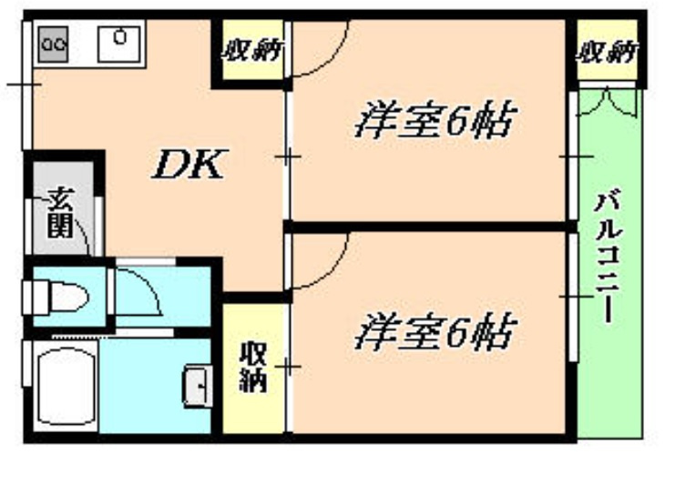 王居殿公社ビル　収益の間取り
