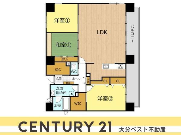 ウエストゲートの間取り|※図面と現況が異なる場合は現況を優先。