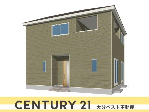 津守第2-1号棟の完成予想図|※外観パースはイメージです。