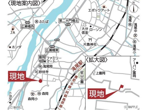 津守第2-1号棟のその他|現地案内図です。図面と現況が異なる場合は現況を優先させていただきます。