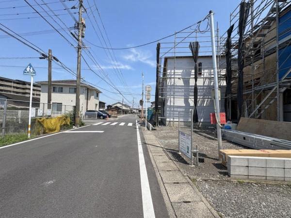 賀来南第1-1号棟の前面道路含む現地写真|前面道路含む現地(2026年6月撮影)