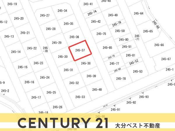 皆春　土地の土地図|※図面と現況が異なる場合は、現況を優先。