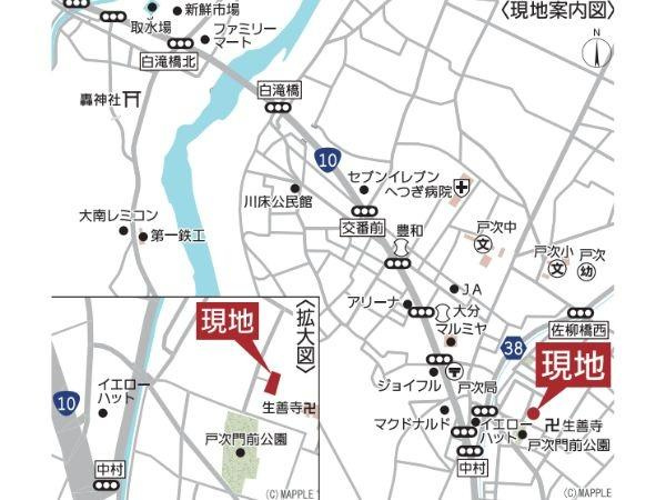 中戸次第4-1号棟のその他|現地案内図です。図面と現況が異なる場合は現況を優先させていただきます。