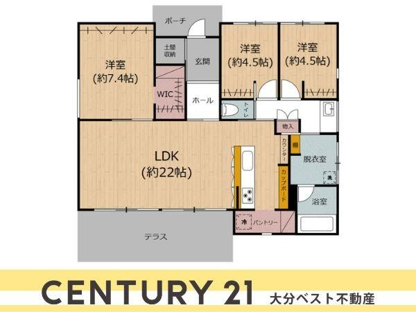 丹生中古の間取り|※図面と現況が異なる場合は現況を優先させていただきます。