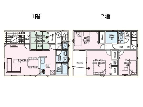 三佐第10-1号棟の間取り|※図面と現況が異なる場合は現況を優先させていただきます。