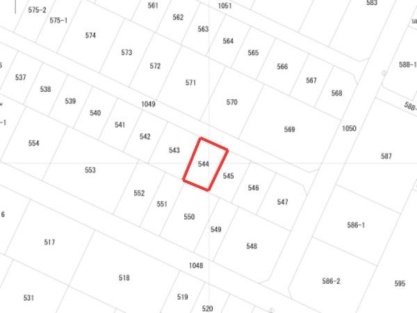 汐見二丁目　土地の土地図|※図面と現況が異なる場合は現況を優先。