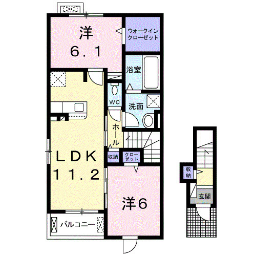 【間取り】 | プレジールⅠ