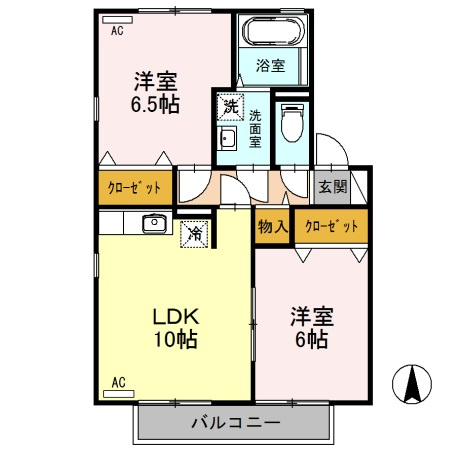 リビングタウン Aの間取り