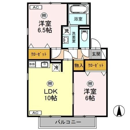 リビングタウン Aの間取り