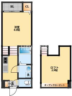 MODERN PALAZZO MATSUYAMAの間取り