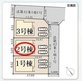 【区画図】 | リーブルガーデン彦根市西今町５期 | 区画図
