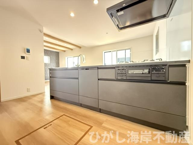 茅ヶ崎市東海岸南6丁目　新築戸建　全３棟のキッチン|キッチンスペース