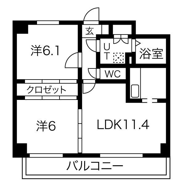 MZ・ESTATEIIの間取り
