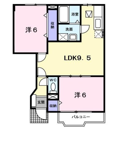【間取り】 | フォンテーヌ　北館