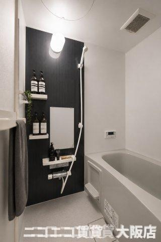 東大阪市瓜生堂２丁目のアパートの浴室|CG画像です。家具家電付きではありません