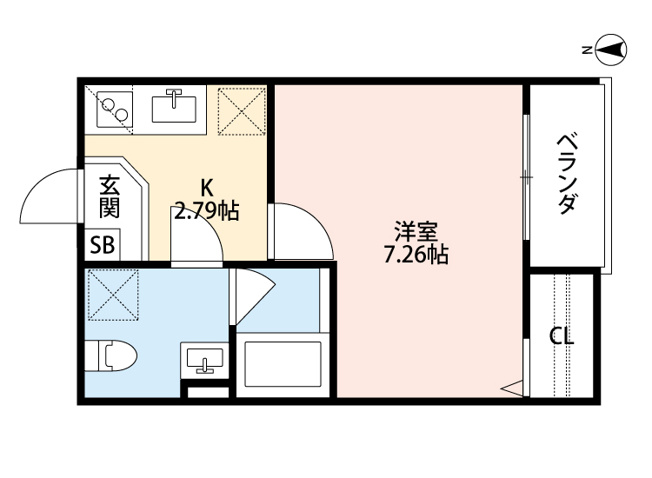 【間取り】 | ts-001(ティーエス ゼロゼロワン)　仲介手数料無料