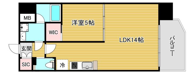 プレジオ九条の間取り