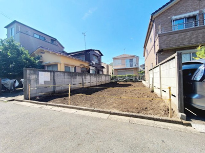 【外観】 | 中野区江原町1丁目　宅地分譲　11590万円 | 南公道に面した 陽当たりの良い整形地。
お好きなハウスメーカー、間取りプランにてご建築頂けます。