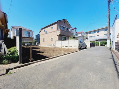 【前面道路含む現地写真】 | 中野区江原町1丁目　宅地分譲　11590万円