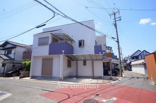 【前面道路含む現地写真】 | 八尾市相生町3丁目 | 開放感のある北東角地！【前面道路幅員：東側4.7ｍ×北側3.6ｍ】