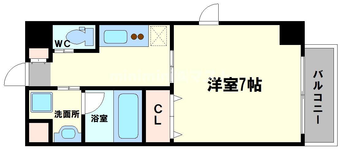 フルールアクアリオの間取り