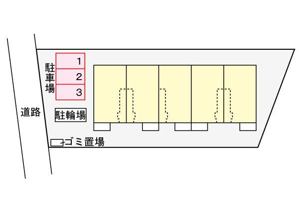 モヤ　パラチャの駐車場