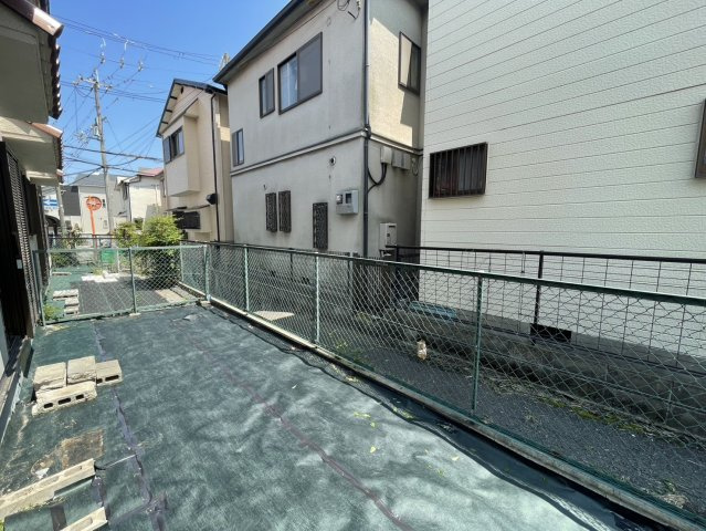 ミツモト上大市ハイツの庭