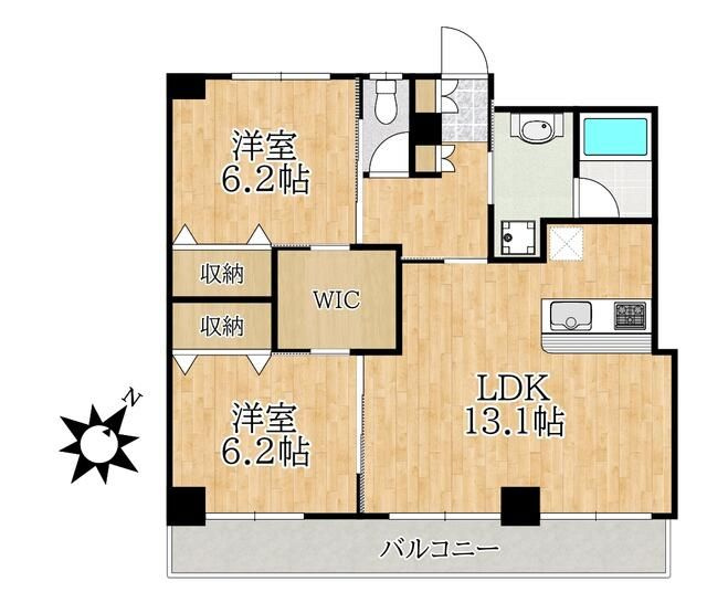 ライヴス行徳の間取り