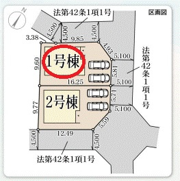 【区画図】 | リーブルガーデン近江八幡市八幡町 | 区画図