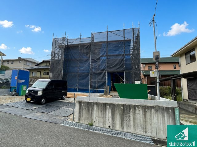 神戸市北区小倉台　第3期　新築一戸建ての外観|現在の進捗状況です！順調に作業進行中、完成が待ち遠しいです！詳細の間取り等、お気軽にお問い合わせください！