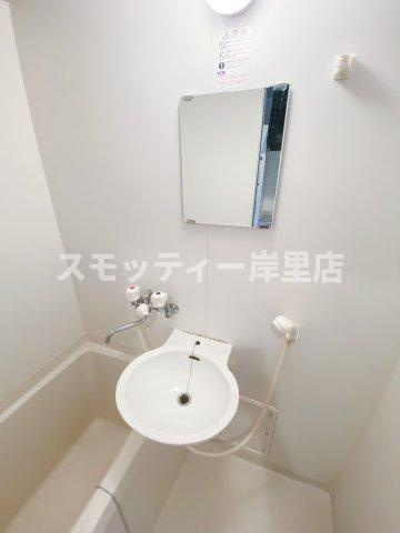 ビジタル丸山通5の洗面所