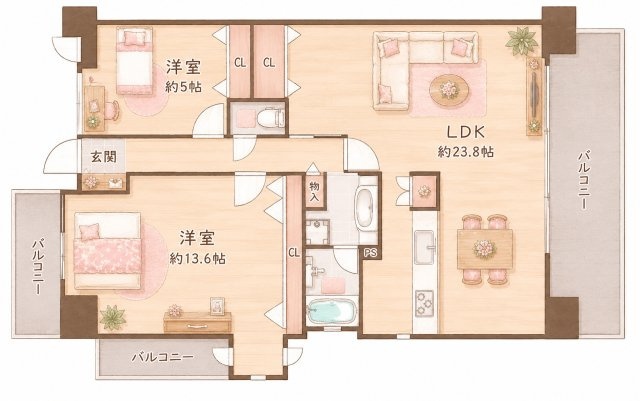 リバティパーク枚方B棟の間取り|間取り図はいかがですか？ご希望を叶える間取りですか？リビングの広さは？水回りの位置は？カウンターキッチン？など色々な情報が集約されています。弊社ではリフォームなどのご相談も承っております。