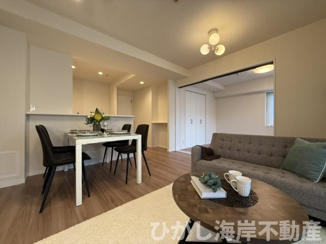グレイス湘南茅ヶ崎のダイニング|新規リフォーム完了！　13.8帖　LDK