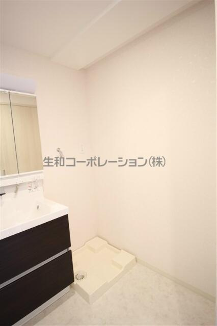 コンパル汐留の設備|洗濯機置き場です