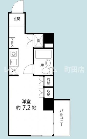 ドミトリー原町田※初期費用分割後払いサービス利用可能物件の間取り
