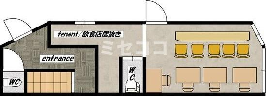 Land北新地の間取り