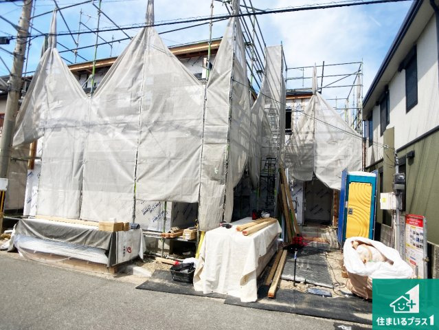 加古川市加古川町美乃利　第23期　新築一戸建ての外観|現在の進捗状況です！順調に作業進行中、完成が待ち遠しいです！詳細の間取り等、お気軽にお問い合わせください！