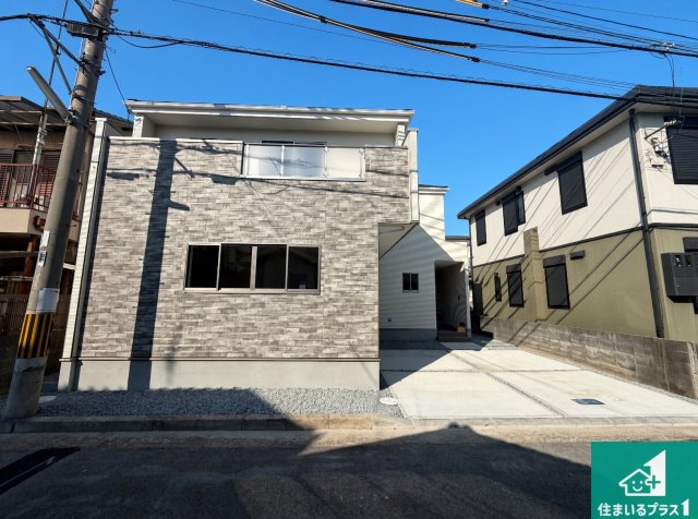 加古川市加古川町美乃利　第23期　新築一戸建ての外観|安心の10年保証！外観を美しく保ち、雨水で汚れを落とします！気になることがありましたら、お気軽にお問い合わせください！