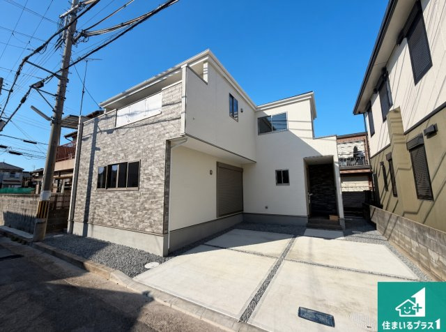 加古川市加古川町美乃利　第23期　新築一戸建ての外観|お客様に長く安心して住んでいだだける事にこだわった家づくり！住んでからのアフターサービスにもしっかりと取り組んでいます！