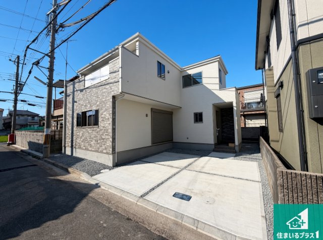 加古川市加古川町美乃利　第23期　新築一戸建ての外観|安心の10年保証！外観を美しく保ち、雨水で汚れを落とします！気になることがありましたら、お気軽にお問い合わせください！