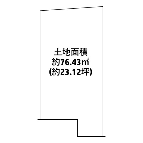 【区画図】 | 長岡京市一文橋一丁目２号地
