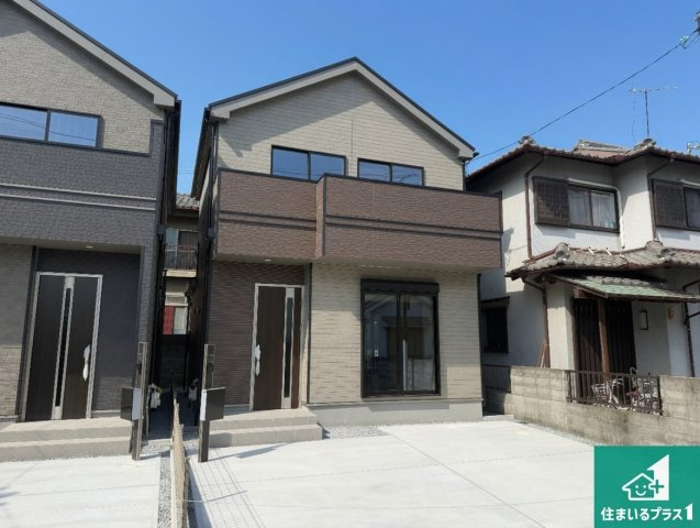 明石市大久保町西島　新築一戸建ての外観|お客様に長く安心して住んでいだだける事にこだわった家づくり！住んでからのアフターサービスにもしっかりと取り組んでいます！