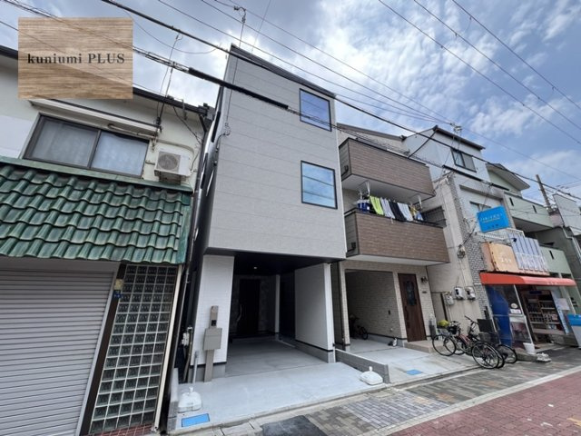 守口市寺方元町1丁目の前面道路含む現地写真