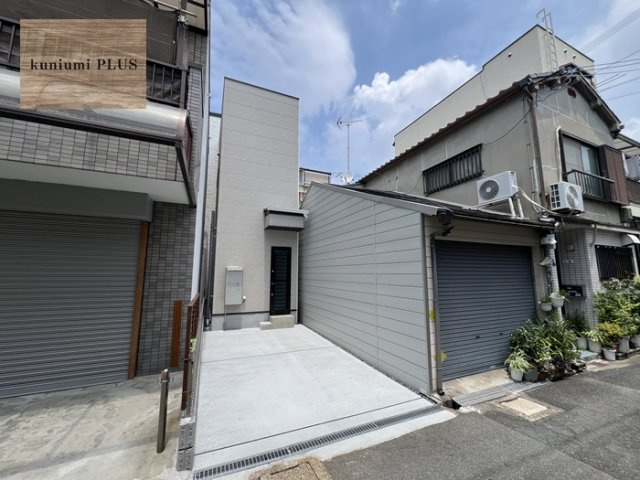 守口市寺方元町1丁目の前面道路含む現地写真