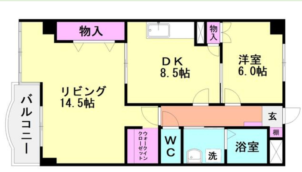 マンション第二青山の間取り