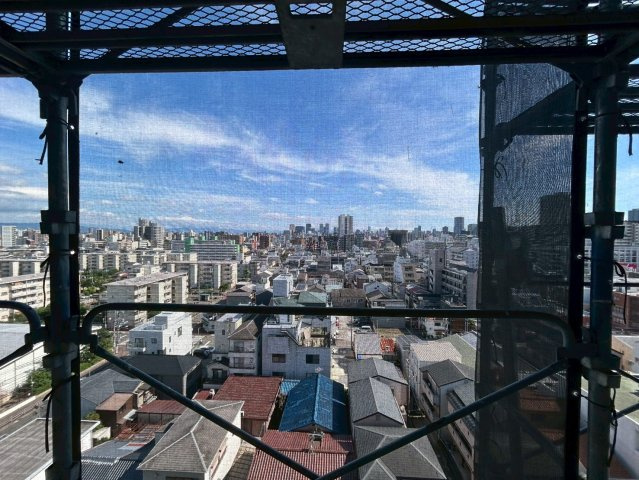 都島高倉ガーデンハウスの展望|上層階、南向きのため眺望、日当たり、通風良好！