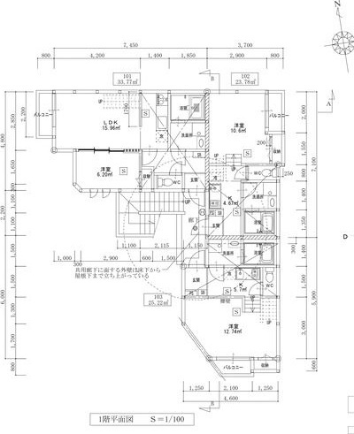 Creo庄内通参番館の区画図