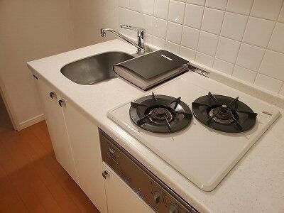 墨田区亀沢４丁目の賃貸マンションのキッチン