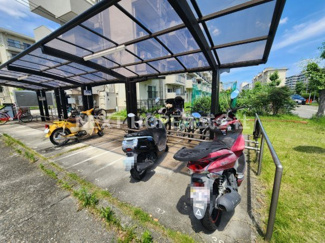 【駐輪場】 | 杭瀬第３団地１０号棟 | バイク置き場です♪
