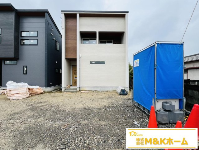 知多市つつじが丘1丁目　全2棟　1号棟の外観|R8.9.28撮影　上棟しました♪　長期優良住宅☆
